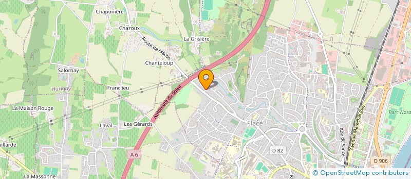 localisation de l'entreprise TMPS INDUSTRIE à MACON