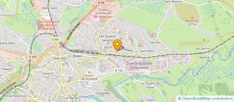 localisation de l'entreprise TMR CONSTRUCTIONS à ONET-LE-CHATEAU