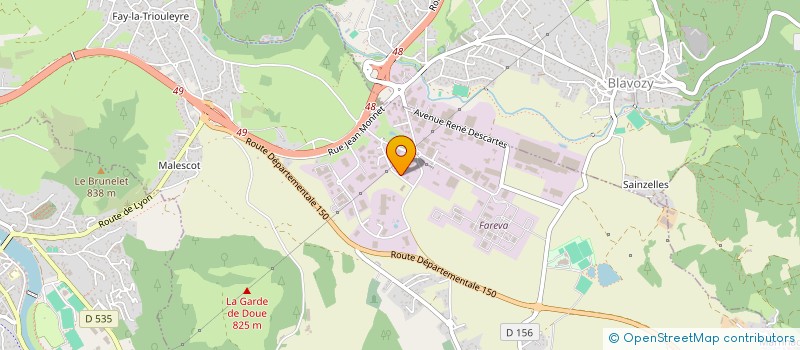 localisation de l'entreprise TMR GROUP  SAINT-GERMAIN-LAPRADE