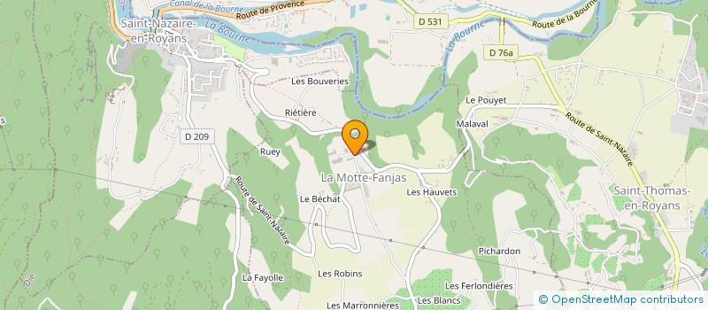 localisation de l'entreprise TMRC  LA MOTTE-FANJAS