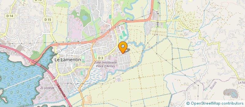 localisation de l'entreprise TMS  LE LAMENTIN