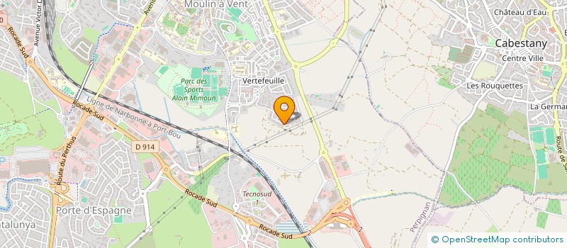 localisation de l'entreprise TMS  PERPIGNAN