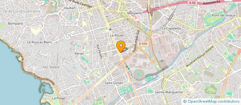 localisation de l'entreprise TMS à MARSEILLE