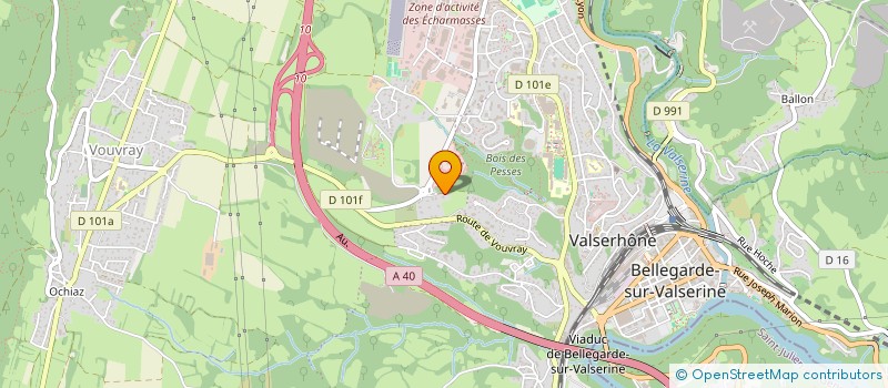localisation de l'entreprise TMS à VALSERHONE