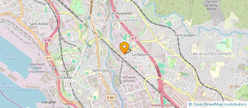 localisation de l'entreprise TMS à MARSEILLE