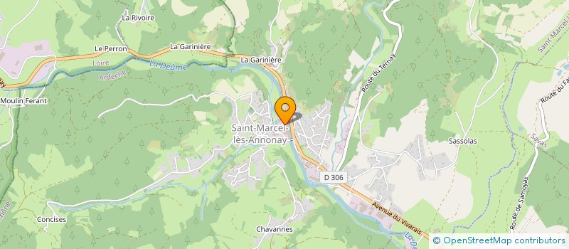 localisation de l'entreprise TMS à SAINT-MARCEL-LES-ANNONAY