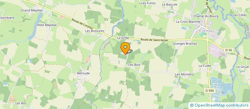 localisation de l'entreprise TMS  CORMOZ