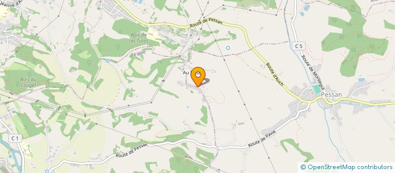 localisation de l'entreprise TMS  PESSAN