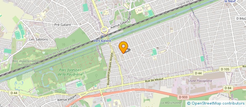 localisation de l'entreprise TMS IDF à TREMBLAY-EN-FRANCE
