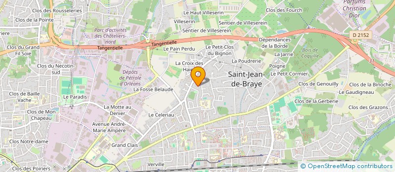 localisation de l'entreprise TMS RENOVA à SAINT-JEAN-DE-BRAYE