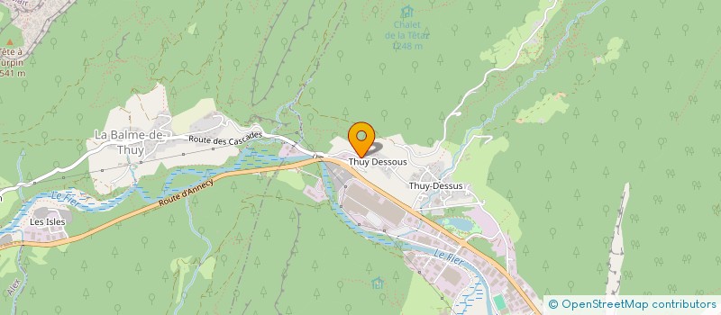 localisation de l'entreprise TMS SOLLIER JEAN-CLAUDE  THONES