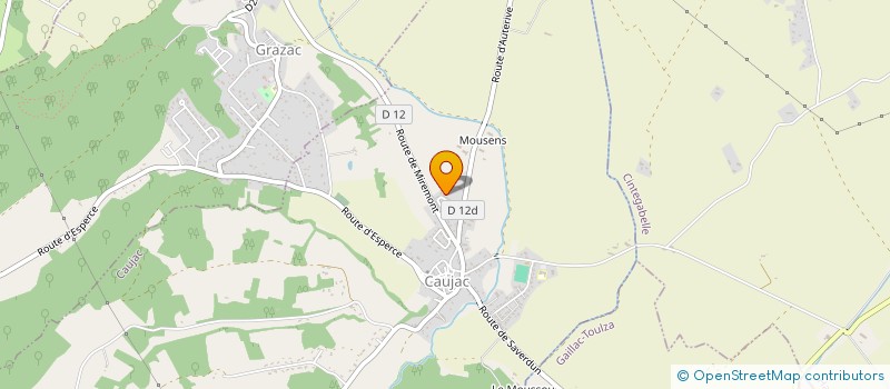 localisation de l'entreprise TMS SUD à CAUJAC