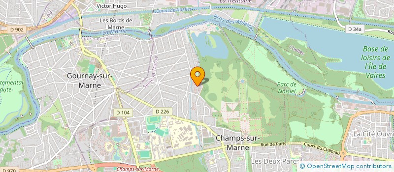 localisation de l'entreprise TMSD IMMO  CHAMPS-SUR-MARNE