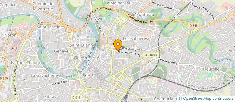 localisation de l'entreprise TMSKINERGO à NIORT