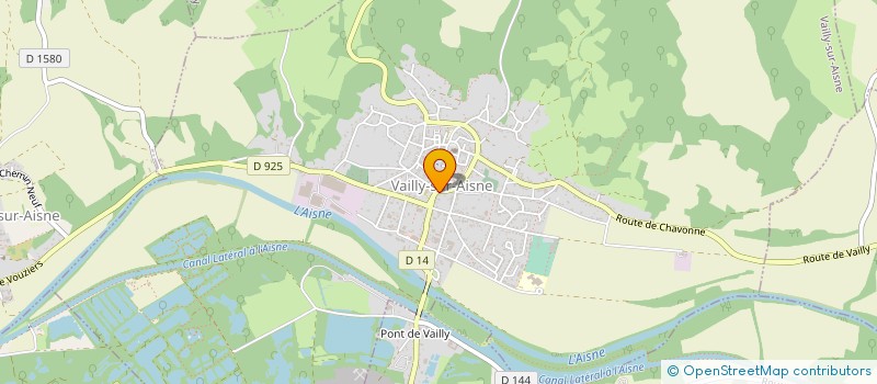 localisation de l'entreprise TMT à VAILLY-SUR-AISNE