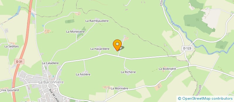 localisation de l'entreprise TMT  LA BACONNIERE