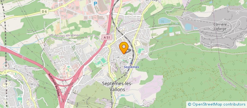 localisation de l'entreprise TMT DESIGN à SEPTEMES-LES-VALLONS
