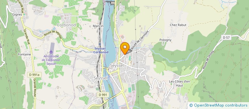 localisation de l'entreprise TMT HOLDING  SEYSSEL