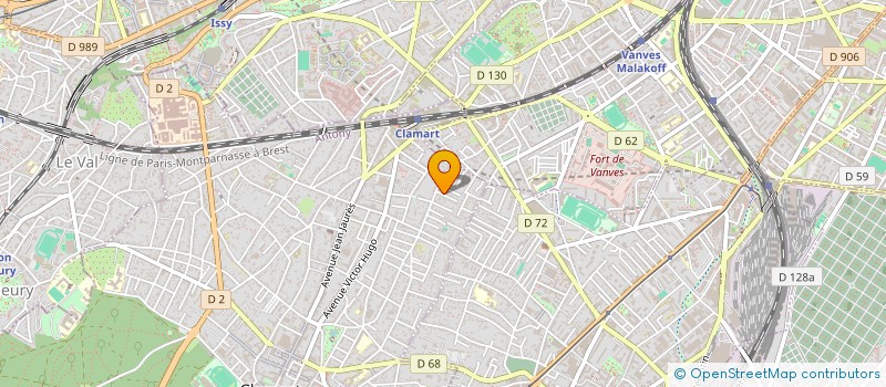 localisation de l'entreprise TMT INVEST à CLAMART