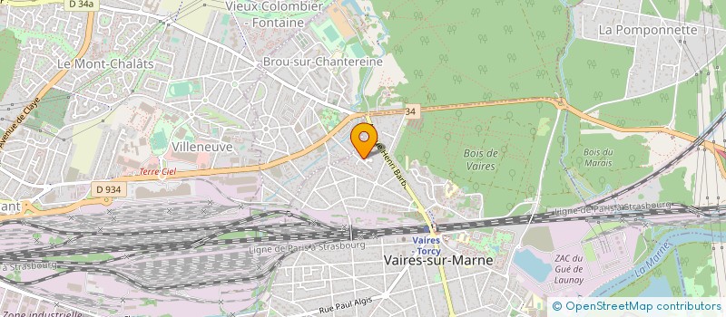 localisation de l'entreprise TMT INVEST  VAIRES-SUR-MARNE