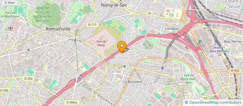 localisation de l'entreprise TMT- TRANSPORT à NOISY-LE-SEC