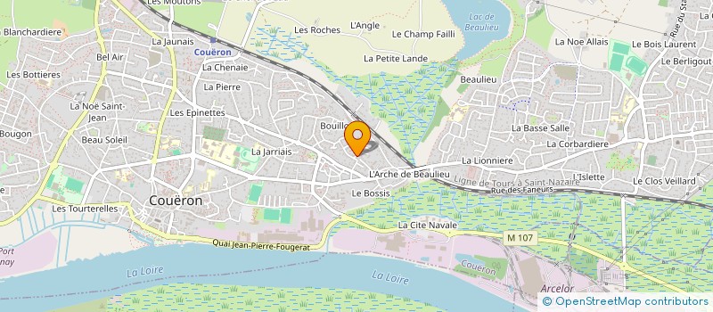 localisation de l'entreprise TMT44 à COUERON