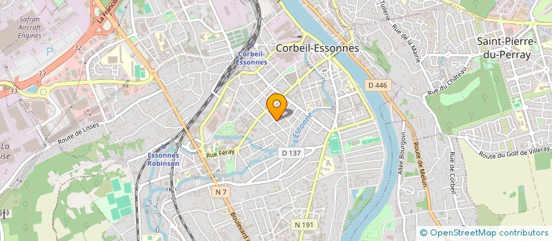 localisation de l'entreprise TMTC RENOVATION à CORBEIL-ESSONNES
