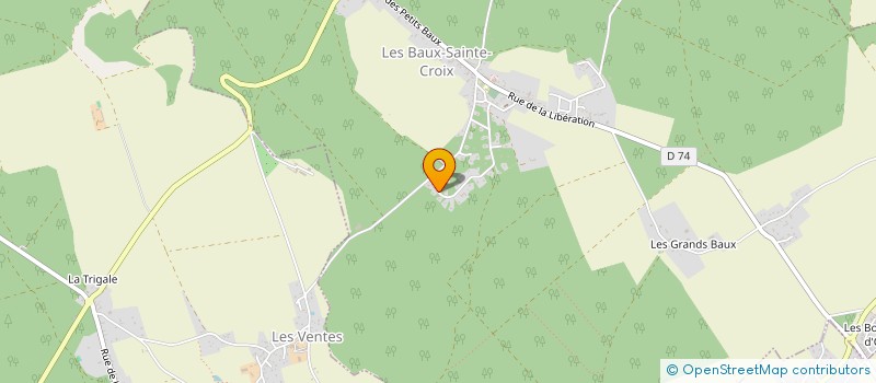 localisation de l'entreprise TMTM GROUP  LES BAUX-SAINTE-CROIX