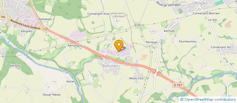 localisation de l'entreprise TMTP  LANNION