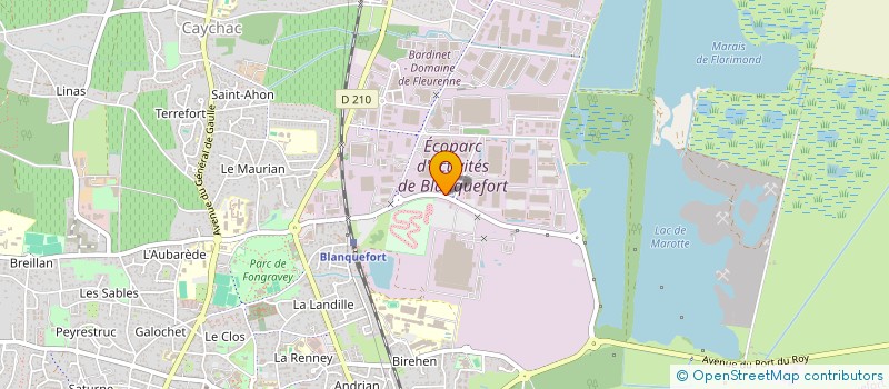 localisation de l'entreprise TMV à BLANQUEFORT