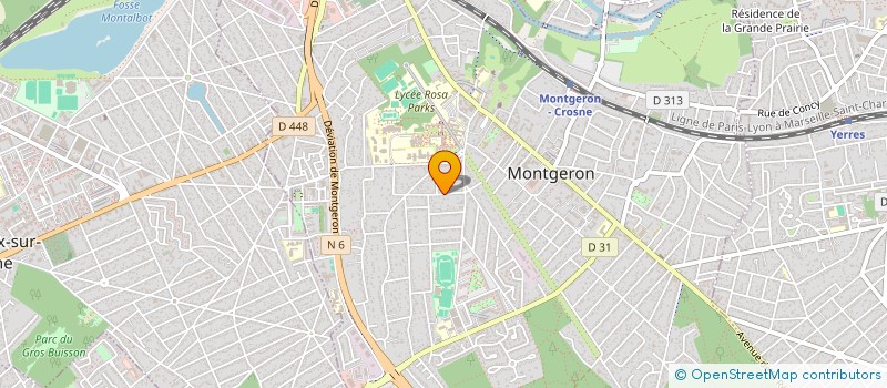 localisation de l'entreprise TMV DEPANNAGES à MONTGERON