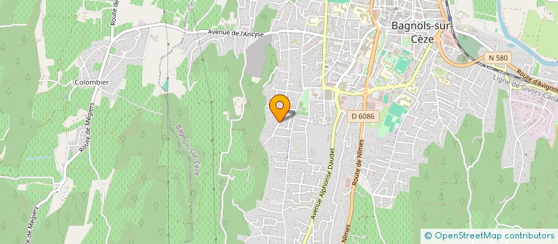 localisation de l'entreprise TMV DEVELOPPEMENT  BAGNOLS-SUR-CEZE