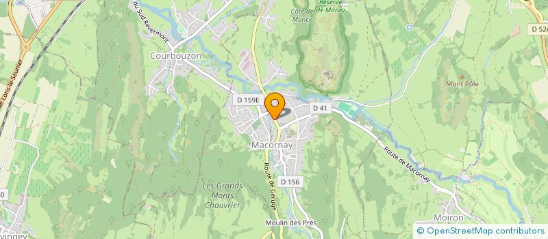 localisation de l'entreprise TMV FRANCE DIFFUSION SA à MACORNAY