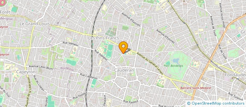 localisation de l'entreprise TMV SAS  BORDEAUX