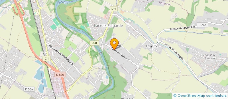 localisation de l'entreprise TN 3111  LACROIX-FALGARDE