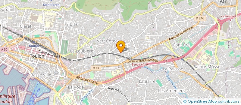 localisation de l'entreprise TN 83 à TOULON