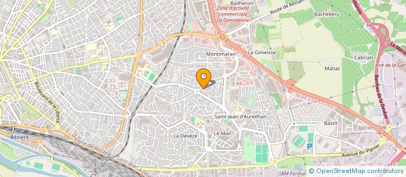 localisation de l'entreprise TN CONSTRUCTION  BEZIERS