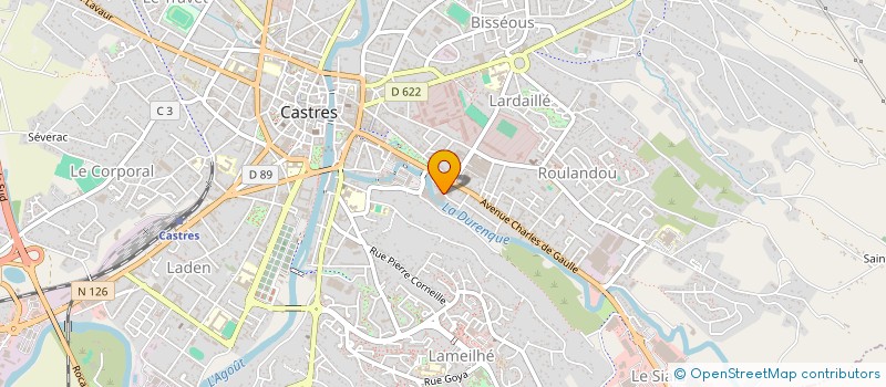 localisation de l'entreprise TN CONSTRUCTION  CASTRES