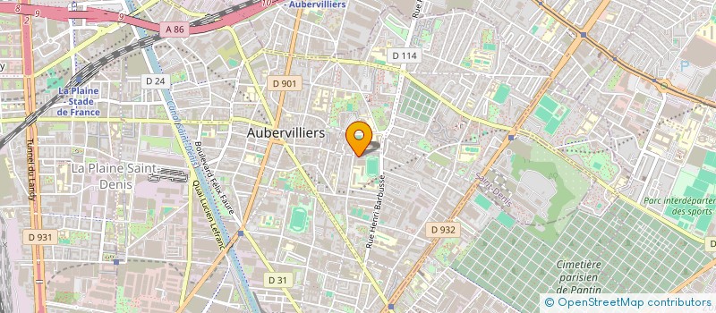 localisation de l'entreprise TN CONSULTING & MANAGEMENT SOCCER à AUBERVILLIERS