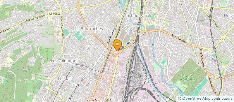 localisation de l'entreprise TN COURSES à DIJON