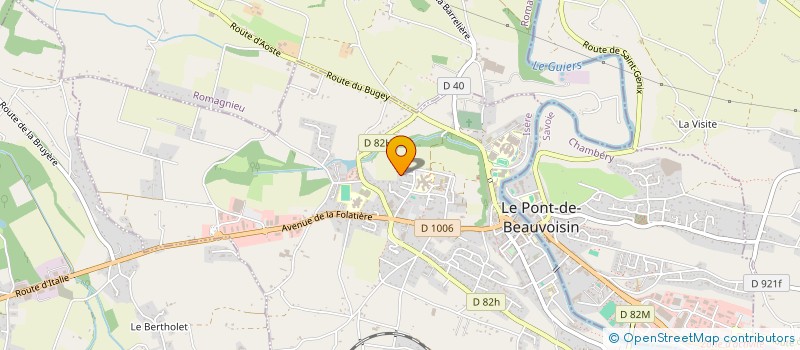 localisation de l'entreprise TN DIGITAL  LE PONT-DE-BEAUVOISIN