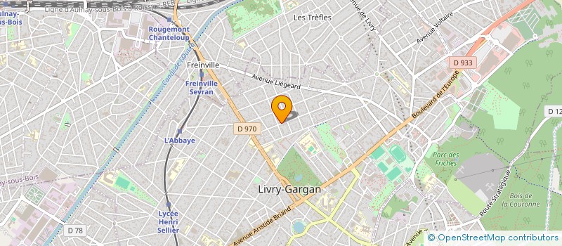 localisation de l'entreprise TN FRUITS ET LEGUMES  LIVRY-GARGAN