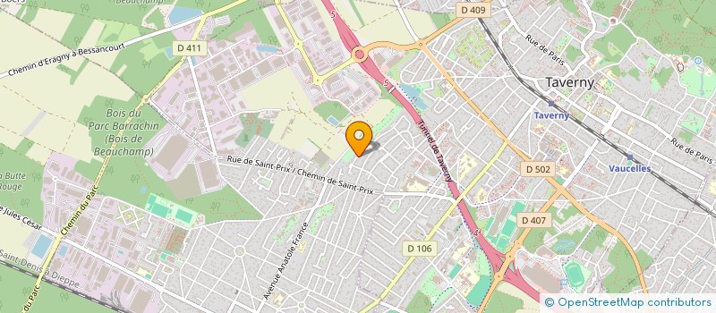 localisation de l'entreprise TN GROUPE  TAVERNY