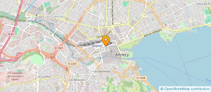 localisation de l'entreprise TN INVEST à ANNECY