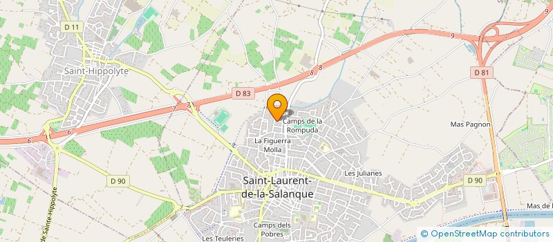 localisation de l'entreprise TN INVEST  SAINT-LAURENT-DE-LA-SALANQUE