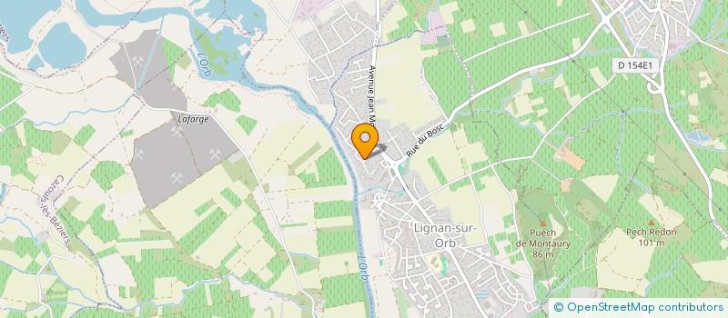 localisation de l'entreprise TN INVEST  LIGNAN-SUR-ORB