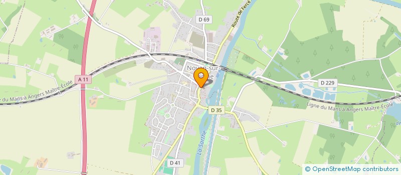 localisation de l'entreprise TN LOUVRIER  NOYEN-SUR-SARTHE