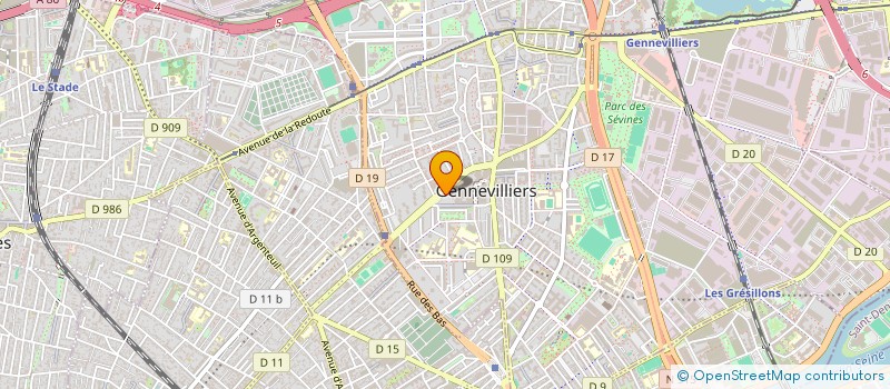 localisation de l'entreprise TN OPTIC à GENNEVILLIERS