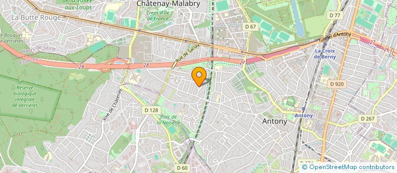 localisation de l'entreprise TN PARAPHARMA à ANTONY