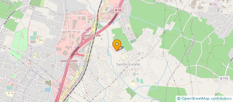 localisation de l'entreprise TN RENOVATION  SAINTE-EULALIE